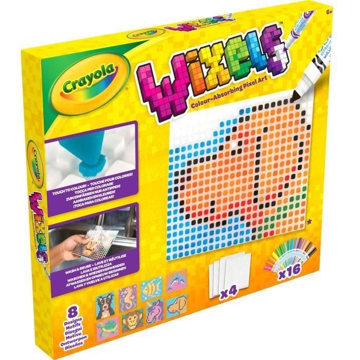 Caja creativa de animales - CRAYOLA - Wixels 1