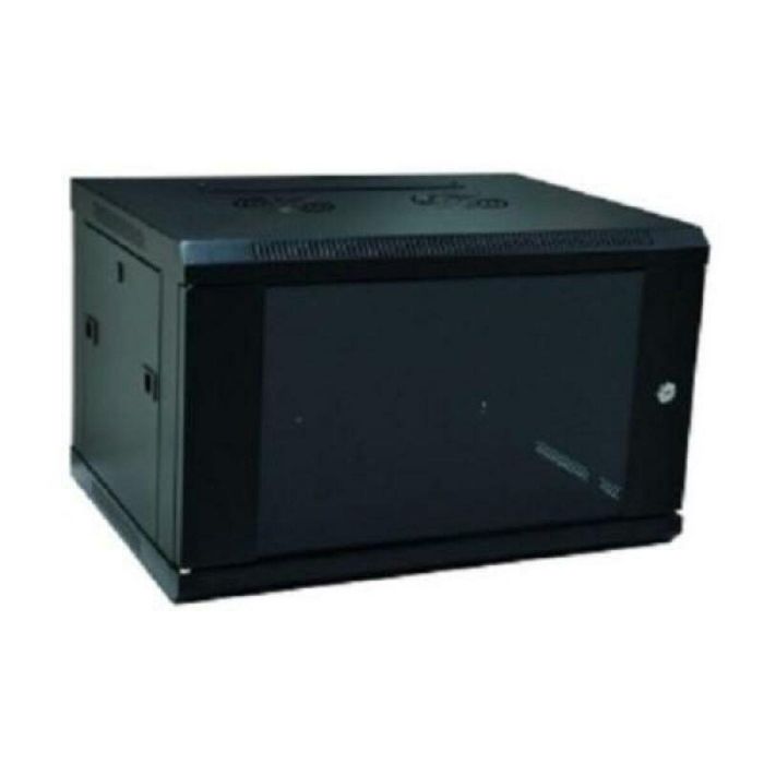 WP WPN-RWB-06605-B Armario Rack de Pared 6U con Puerta de Cristal Templado Paneles Desmontables 600x500x370mm Negro WP WPN-RWB-06605-B Armario Rack de Pared 6U con Puerta de Cristal Templado Paneles Desmontables 600x500x370mm Negro