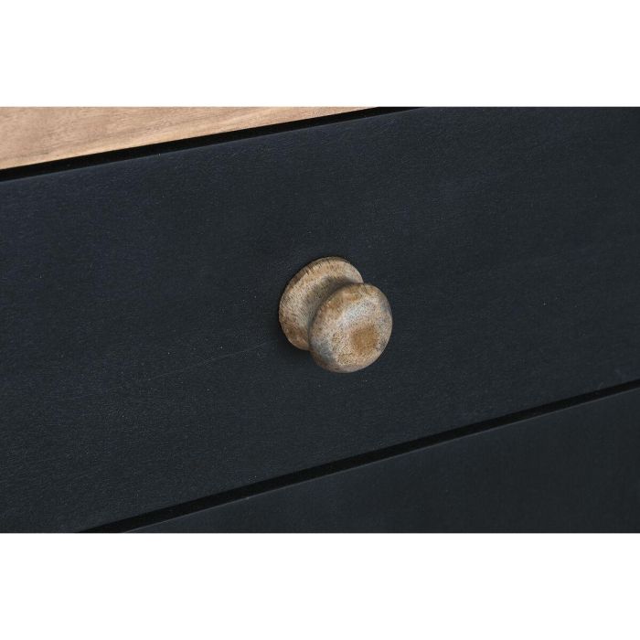 Aparador DKD Home Decor Negro Natural Madera 177 x 38 x 75 cm 2