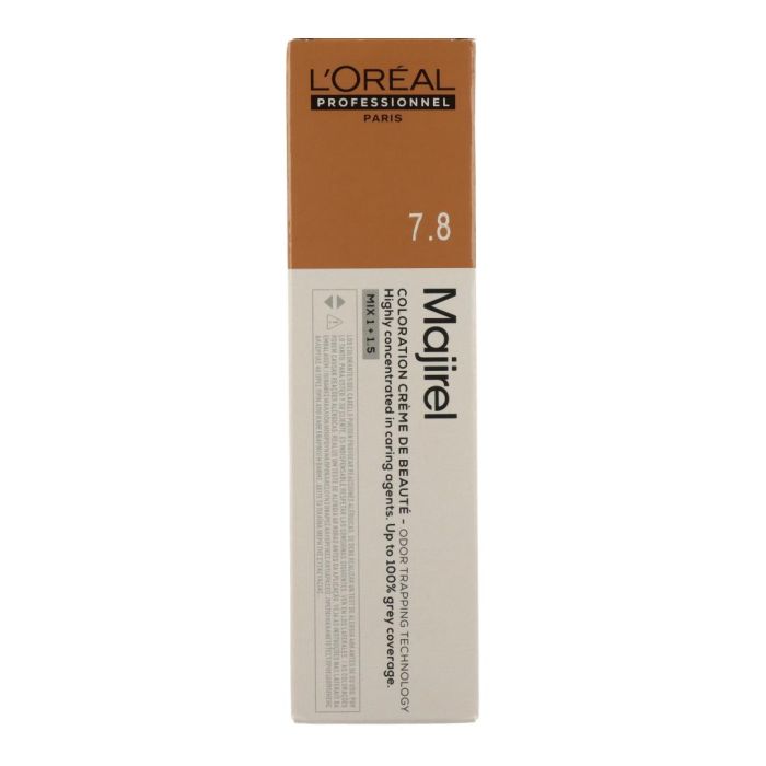 L'Oréal Majirel 78 Tinte Permanente Rubio Perlado con Reflejos Fríos 60ml L'Oréal Majirel 78 Tinte Permanente Rubio Perlado con Reflejos Fríos 60ml
