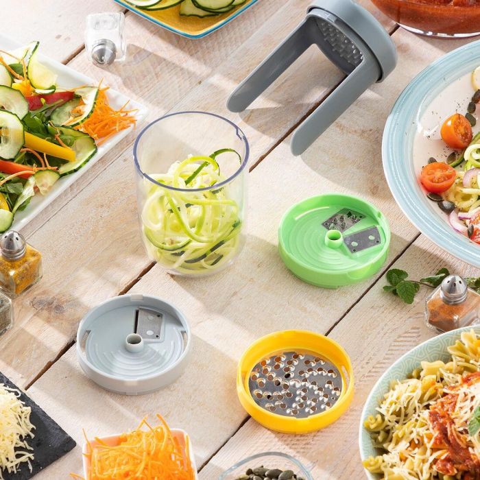 Cortador de Verduras en Espiral y Rallador con Recetas Vigizer InnovaGoods 14
