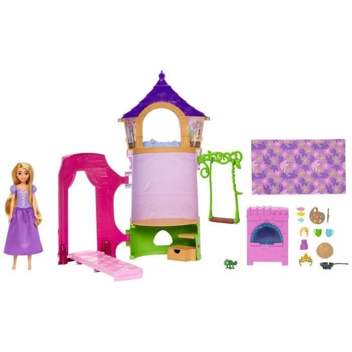 Torre De Rapunzel Con Muñeca Hlw30 Disney Princess 3 Torre De Rapunzel Con Muñeca Hlw30 Disney Princess 3