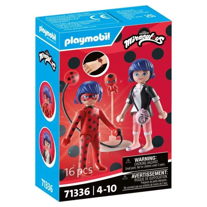 PLAYMOBIL Marinette & Ladybug Set de Juego 71336 Miraculous 0 PLAYMOBIL Marinette & Ladybug Set de Juego 71336 Miraculous 0