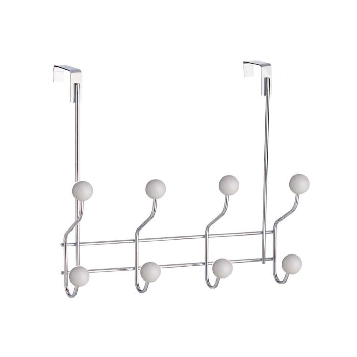 Percha para Puerta con 8 Ganchos Blanco - Berilo 31x24x10.5 cm (12 Unidades) 1 Percha para Puerta con 8 Ganchos Blanco - Berilo 31x24x10.5 cm (12 Unidades) 1