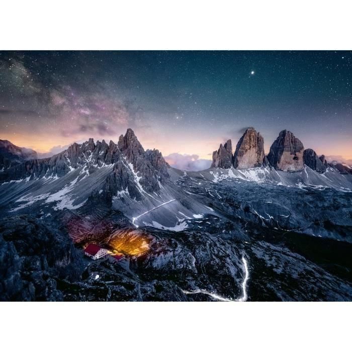 Rompecabezas de 1000p Las Tre Cime di lavaredo, Dolomitas (Lo más destacado), a partir de 14 años, Rompecabezas de calidad premium, 12000256, Ravensburger