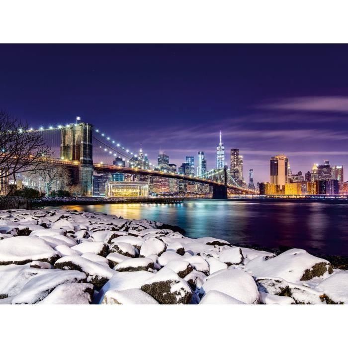 Puzzle de 1500 piezas Nueva York en invierno, Adultos y niños a partir de 14 años, Puzzle de alta calidad 80x60cm, 12000734, Ravensburger