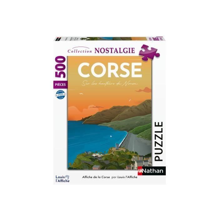 Puzzle Nathan Affiche de la Corse 1