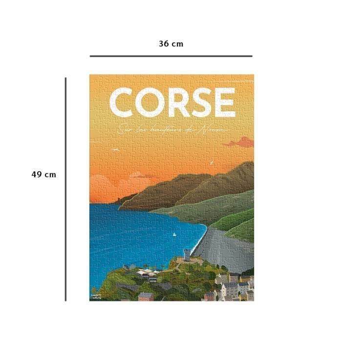 Puzzle Nathan Affiche de la Corse 4