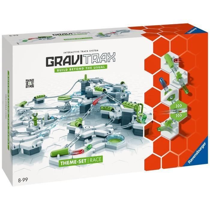 Ravensburger-GraviTrax Starter Set Race-180 piezas-Juego de construcción creativo-Curso de mármol para construir-Edad 8-22439 5