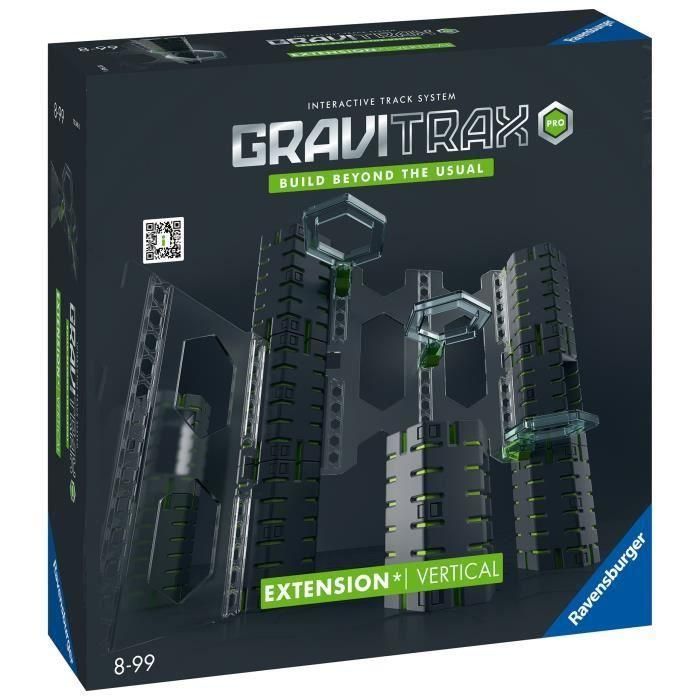 Ravensburger-Set de expansión vertical GraviTrax PRO-33 piezas-Circuito de mármol-Curso de mármol para construir-Edad 8 años-22427 4