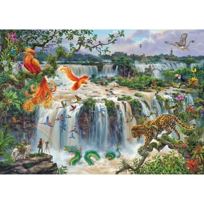 Puzzle de 1000 piezas, Cascadas, Adultos y niños a partir de 14 años, Puzzle de alta calidad, 12000853, Edición 50 aniversario, Ravensburger