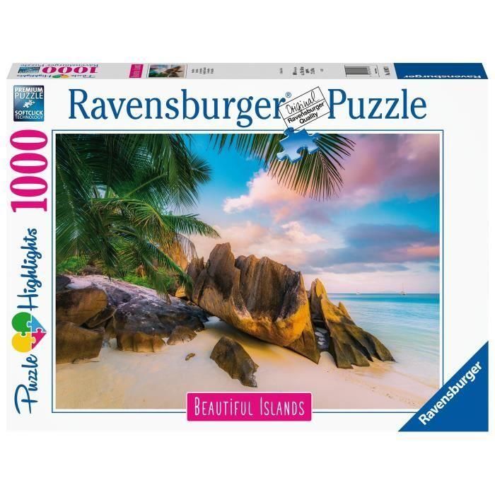 Puzzle Ravensburger 169078 Seychelles 1000 Piezas 1