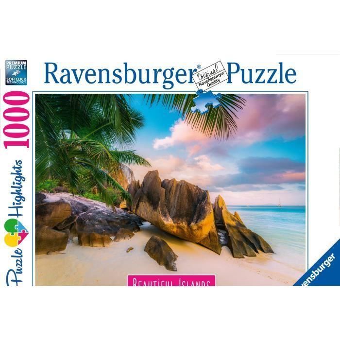 Puzzle Ravensburger 169078 Seychelles 1000 Piezas 2