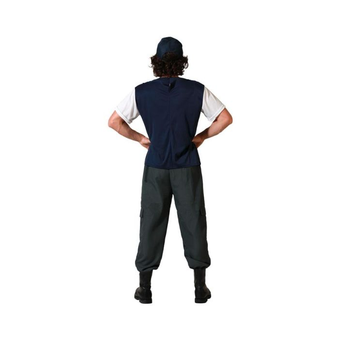 Disfraz Policia Chaleco Azul Hombre Adulto XS-S 2 Disfraz Policia Chaleco Azul Hombre Adulto XS-S 2