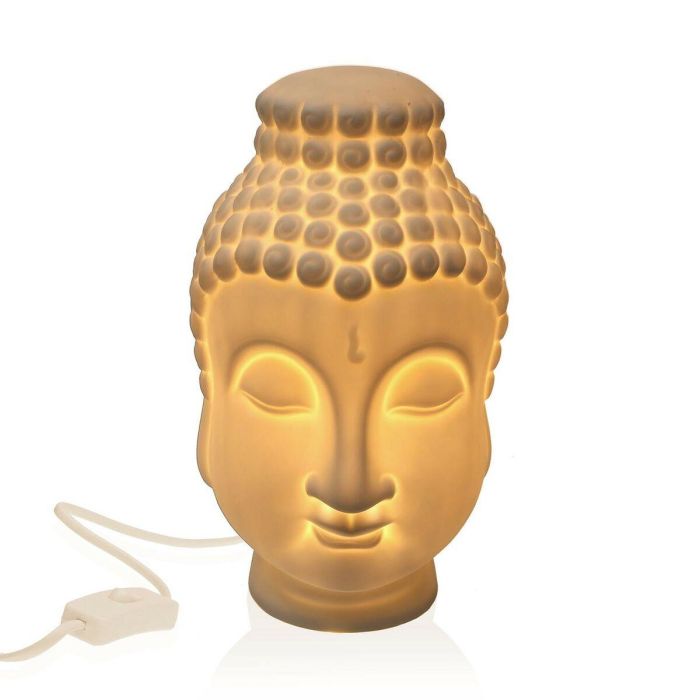 Lámpara de mesa Versa Gautama Buda Porcelana (15 x 25,5 x 15,5 cm) 1 Lámpara de mesa Versa Gautama Buda Porcelana (15 x 25,5 x 15,5 cm) 1