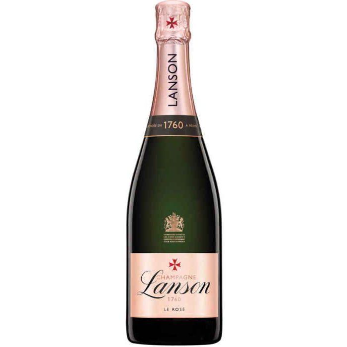 CHAMPAGNE Lanson Rosé Label brut champagne - Rosado - 75cl