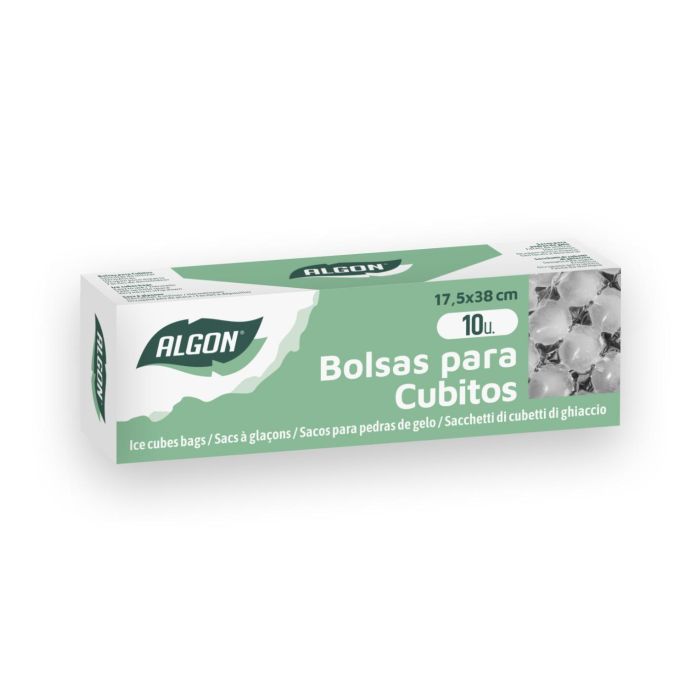 Set de 10 bolsas para cubitos Algon 17.5 x 38 cm (24 Cajas) 1 Set de 10 bolsas para cubitos Algon 17.5 x 38 cm (24 Cajas) 1