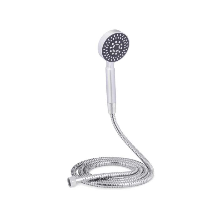 Teléfono Ducha Berilo con Manguera 2 m, Base Negra 14x4.5x24.5 cm (12 Unidades) 1