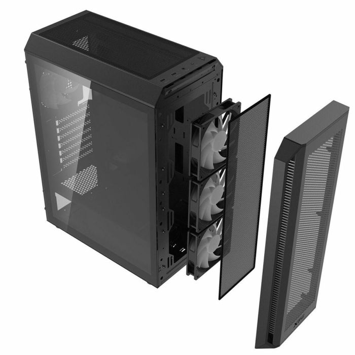 XPG VALOR AIR PLUS Caja PC Midi Tower Negra con Ventana Lateral, Filtro Antipolvo, 3x 120mm Ventiladores, USB 3.2 y Soporte ATX 16 XPG VALOR AIR PLUS Caja PC Midi Tower Negra con Ventana Lateral, Filtro Antipolvo, 3x 120mm Ventiladores, USB 3.2 y Soporte ATX 16