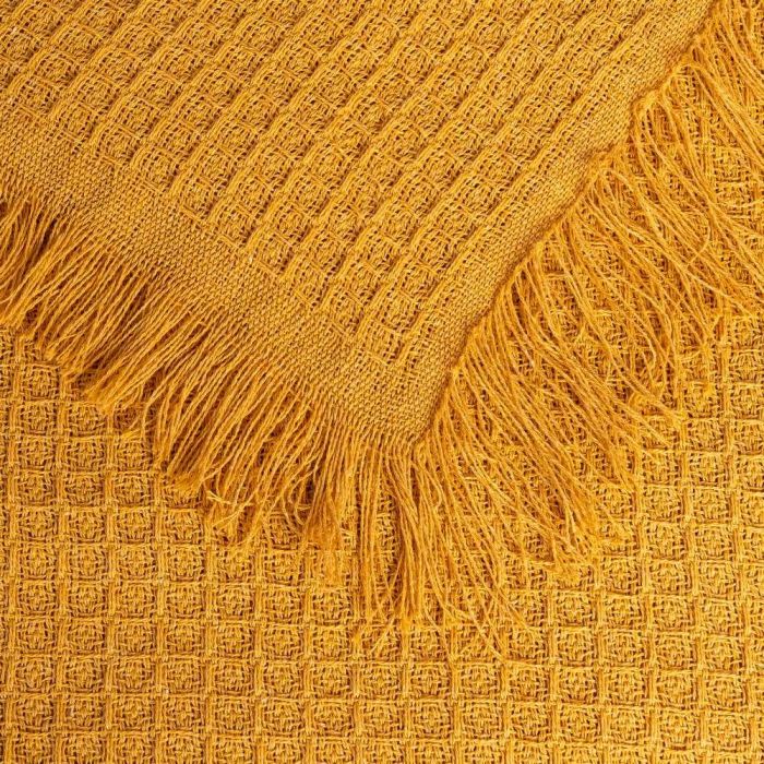 Colcha Panal Ocre Algodón Textil/Hogar 250 X 260 cm