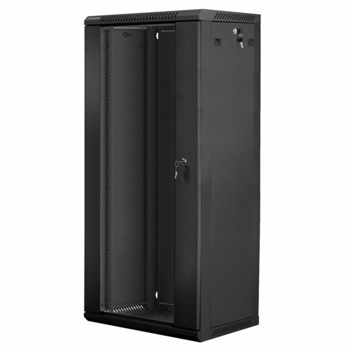 LANBERG WF01-6427-10B Armario Rack 27U Bastidor de Pared Negro