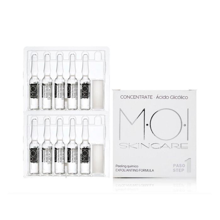 Moi Glycolic Acid Ampollas Faciales 10 X 2 mL