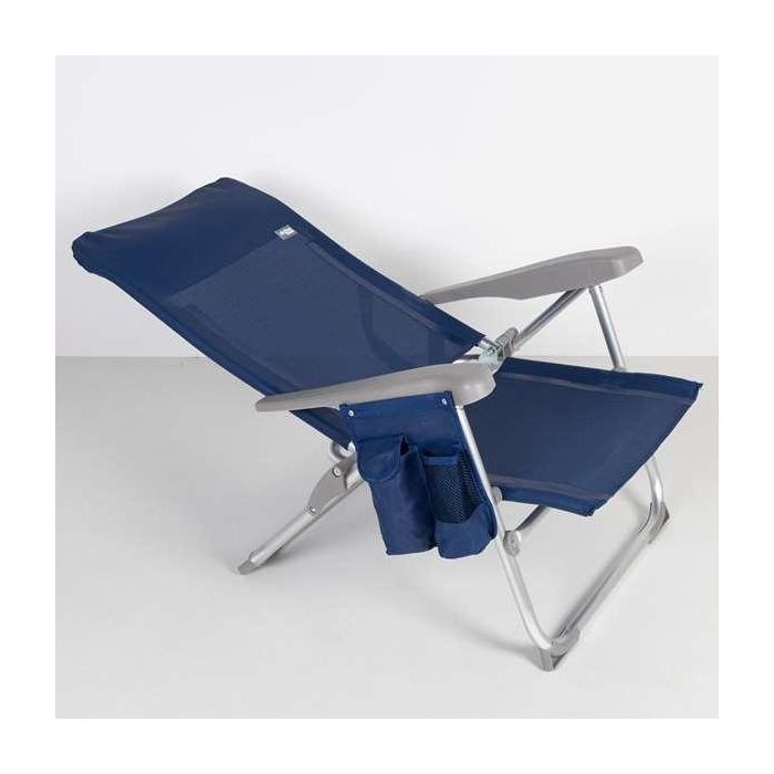 Silla playa aluminio plegable 6 posiciones madeira 46x58x87 cm 10 Silla playa aluminio plegable 6 posiciones madeira 46x58x87 cm 10