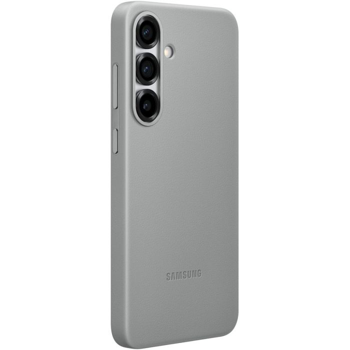 Samsung EF-VS936PJEGWW Funda Kindsuit Galaxy S25+ (6.7") Gris Claro de Imitación Piel, Monocromo, Fácil Aplicación 2