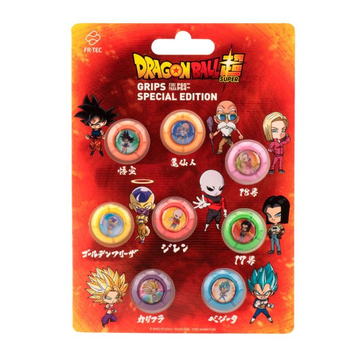 Pack 8 Grips para Mando FR-TEC Set Fighters Special Edition Dragon Ball Super Pack 8 Grips para Mando FR-TEC Set Fighters Special Edition Dragon Ball Super