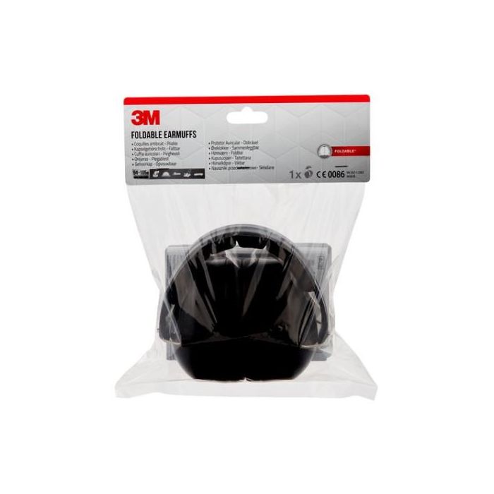 3M Protector Auditivo Plegable Peltor 90563e Negro (94 - 105db) SNR 30 dB 4