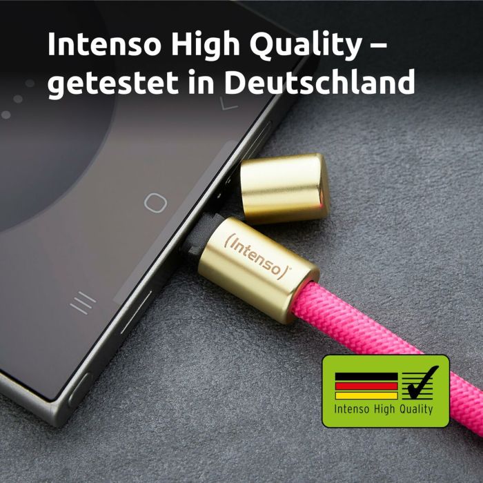 Cable USB-C INTENSO 7991004 Rosa 1 Cable USB-C INTENSO 7991004 Rosa 1