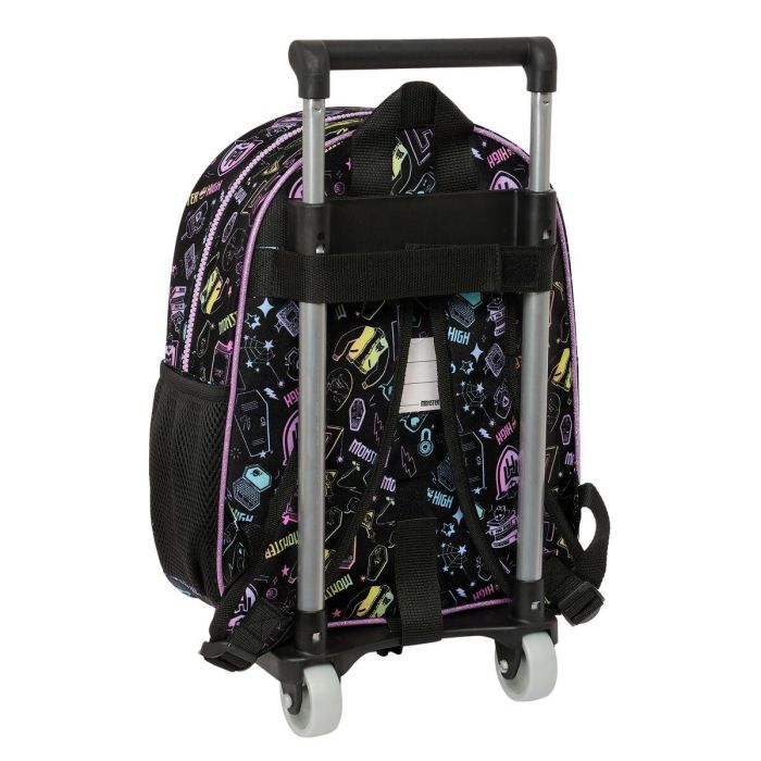 Mochila Escolar con Ruedas Monster High Negro 28 x 34 x 10 cm 2 Mochila Escolar con Ruedas Monster High Negro 28 x 34 x 10 cm 2
