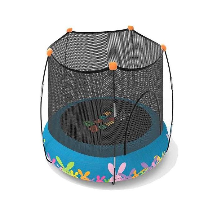 Trampolin azil con red hinchable 120 cm diametro x 35 cm altura Trampolin azil con red hinchable 120 cm diametro x 35 cm altura