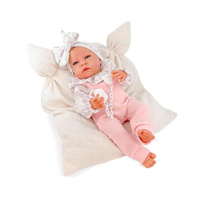 New born niña peto rosa con diadema ref: 8124-24 45 cm New born niña peto rosa con diadema ref: 8124-24 45 cm