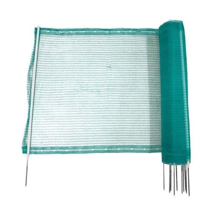 Valla universal - KERBL - 20 m - 11 postes de una punta - 80 cm - Verde Valla universal - KERBL - 20 m - 11 postes de una punta - 80 cm - Verde