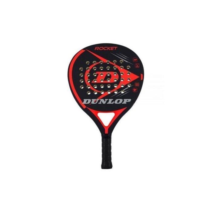 Pala de Pádel Dunlop Rocket/ Negra y Roja Pala de Pádel Dunlop Rocket/ Negra y Roja