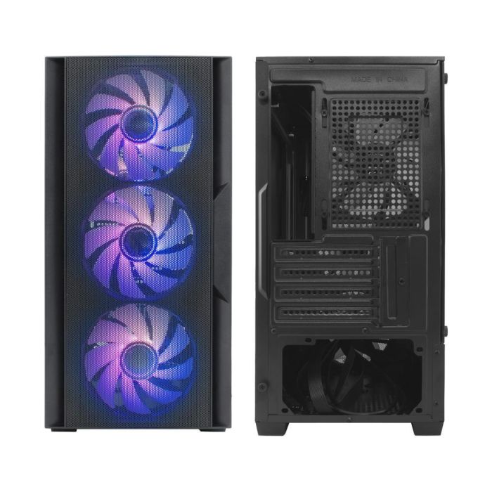 Coolbox Caja Gaming GM220 MPFusion Torre Compacta Micro ATX/Mini-ITX Cristal Templado Ventilación 2 Coolbox Caja Gaming GM220 MPFusion Torre Compacta Micro ATX/Mini-ITX Cristal Templado Ventilación 2