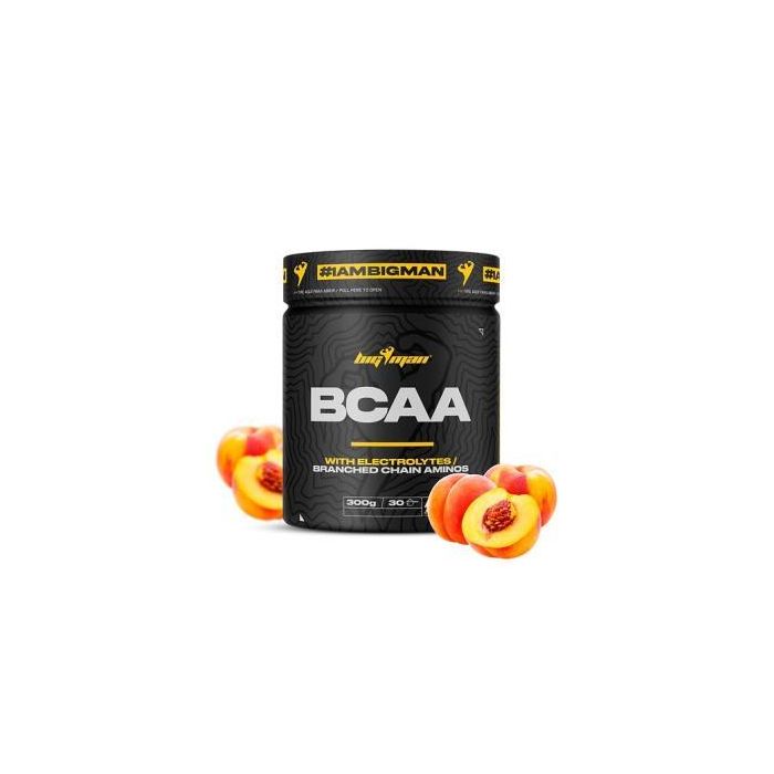 BIGMAN BCAA + Electrolytes 300g Sabor Melocotón