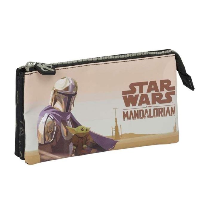 Portatodo Doble The Mandalorian This is the way Negro 22 x 12 x 3 cm Portatodo Doble The Mandalorian This is the way Negro 22 x 12 x 3 cm