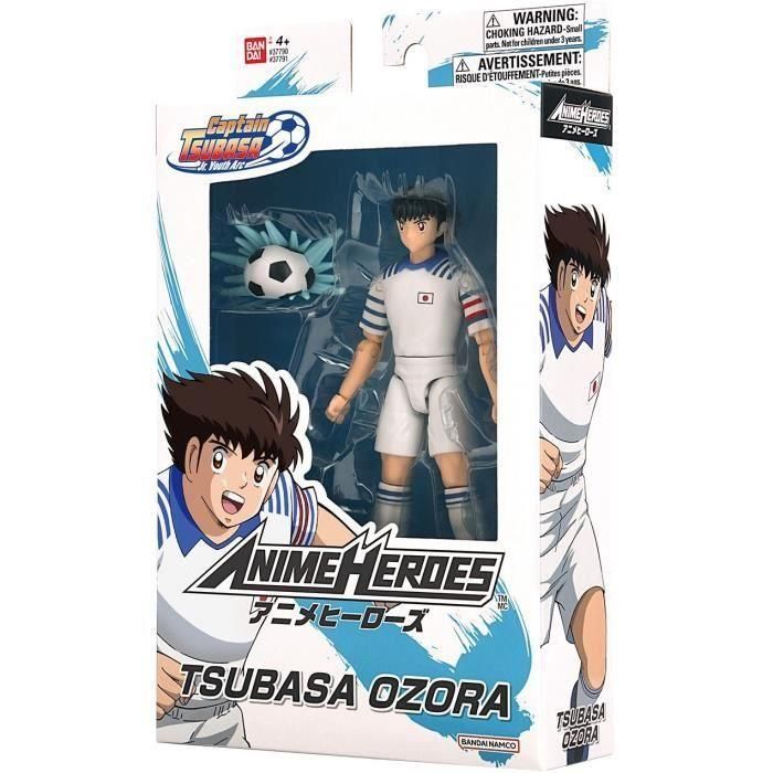 BANDAI - Anime Heroes - Capitán Tsubasa - Figura Anime Heroes 17 cm - Tsubasa Ozora - 37791 3 BANDAI - Anime Heroes - Capitán Tsubasa - Figura Anime Heroes 17 cm - Tsubasa Ozora - 37791 3