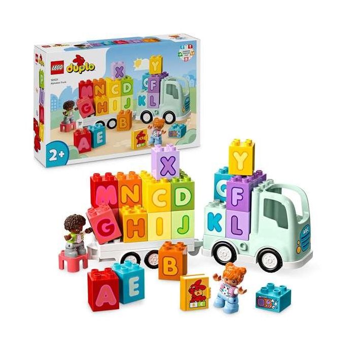 Lego Juego de Construcción Camión del Alfabeto Duplo para Niños y Niñas a Partir de 2 Años 1 Lego Juego de Construcción Camión del Alfabeto Duplo para Niños y Niñas a Partir de 2 Años 1