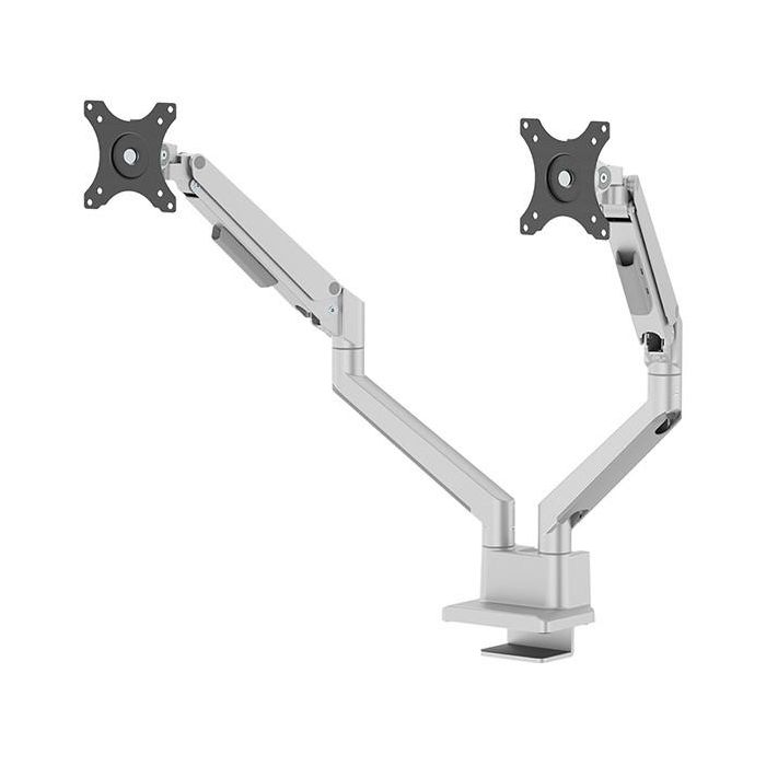 Neomounts DS70-250SL2 Soporte de Mesa para 2 Monitores hasta 32" (81cm) y 9KG - Plata 1
