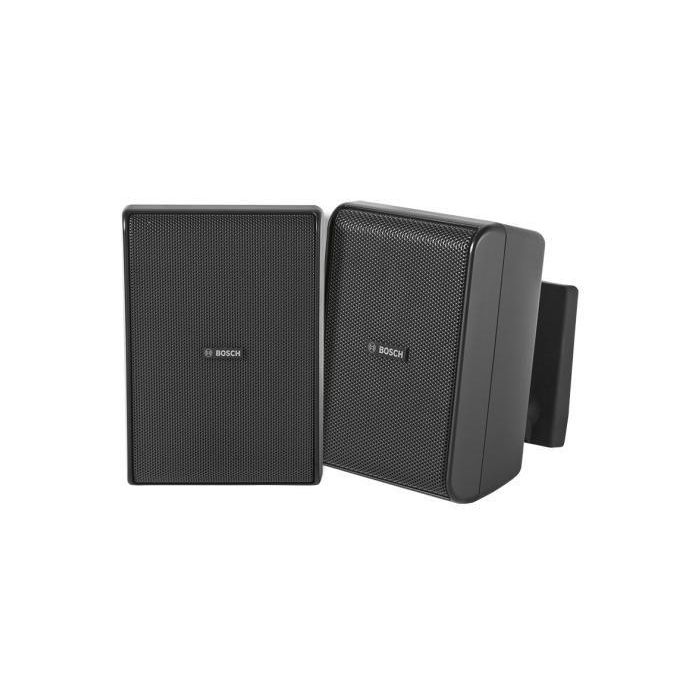 Bosch Altavoz de Armario 5" 70/100V IP54, 75W, 109dB SPL, Woofer 133mm, Pack 2, Negro, Exteriores
