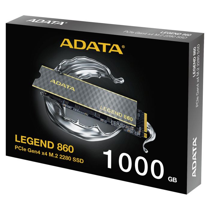 ADATA SSD M.2 NVMe 1TB PCIe Gen4 x4 - Modelo SLEG-860-1000GCS - Lectura hasta 6000 MB/s, Escritura hasta 4000 MB/s - 3D NAND