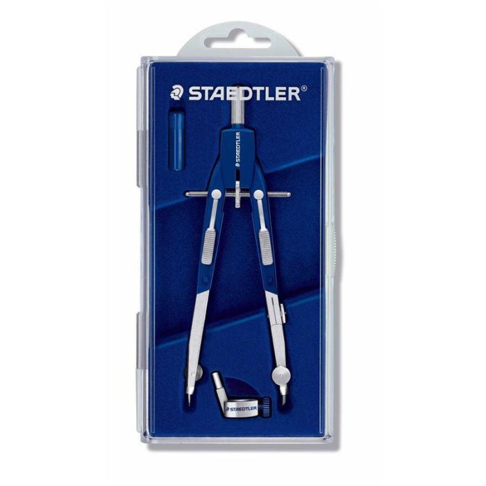 Staedtler Compás Mars Quickbow 552 Estuche Con Recambios Y Adaptador Staedtler Compás Mars Quickbow 552 Estuche Con Recambios Y Adaptador
