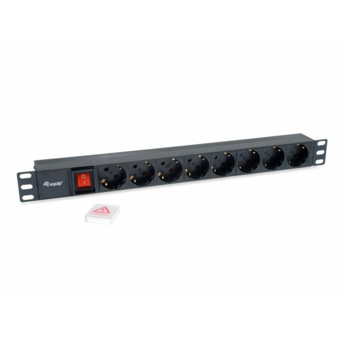 EQUIP REGLETA ALIMENTACION RACK 19" 1U 8 TOMAS CON INTERRUPTOR EQUIP REGLETA ALIMENTACION RACK 19" 1U 8 TOMAS CON INTERRUPTOR