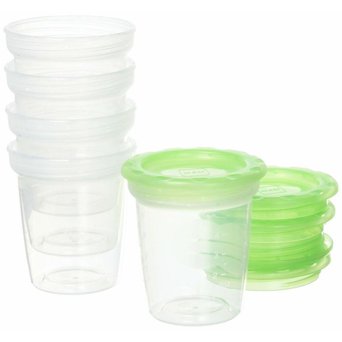 MAM Storage Pots 120ml - Pack of 5 - Transparent 2