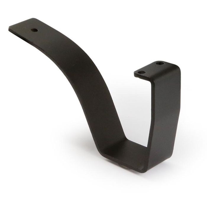 Q&Q Pata Metálica Modelo Visto para Sofás y Muebles 100mm Altura Acabado Negro