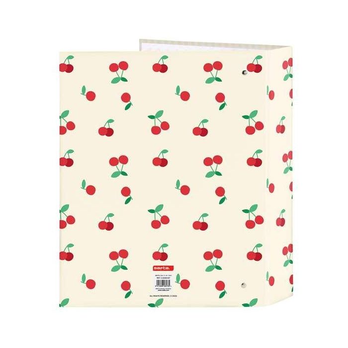 Carpeta de anillas Safta Cherry Beige A4 27 x 33 x 6 cm 3