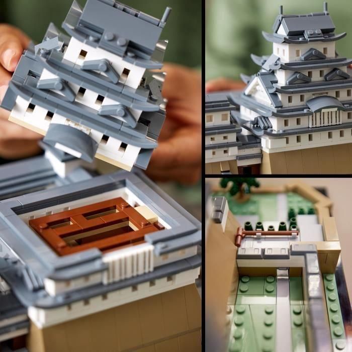 LEGO Architecture 21060 Kit de construcción del modelo del Castillo Himeji para adultos fanáticos de la cultura japonesa 3